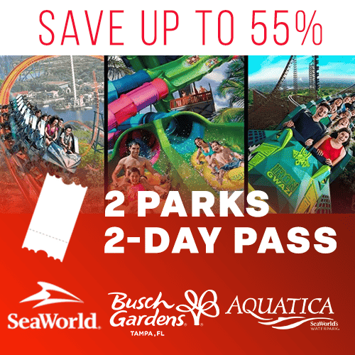 SeaWorld Orlando 2-Day Ticket Multi-Park