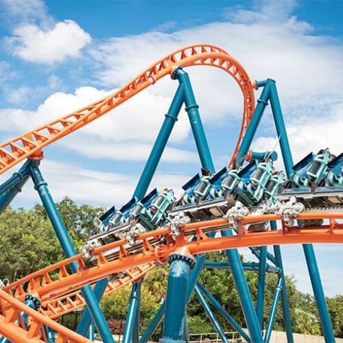 Exclusive SeaWorld Orlando ticket discounts: Mako rollercoaster, family-friendly shows, and aquatic adventures.