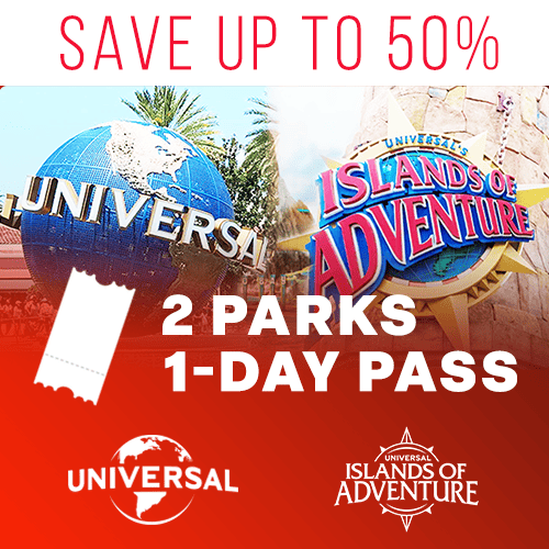 Universal Four Day Single Park Tickets