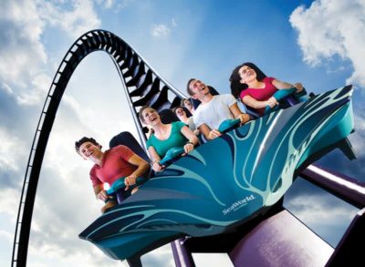 Exclusive SeaWorld Orlando ticket discounts: Mako rollercoaster, family-friendly shows, and aquatic adventures.